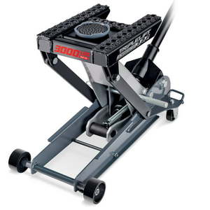 lot 6465 image: Powerbuilt 1.5 Ton Triple Lift Floor Jack - 620622E