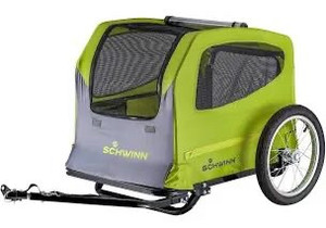 lot 7550 image: schwinn rascal plus bike pet trailer