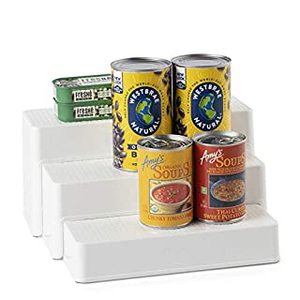 lot 7571 image: YouCopia ShelfSteps Can Organizer 3-Shelf