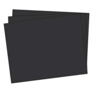 lot 7592 image: School Smart Railroad Board 22 x 28 Inches 4-Ply Black Pack of 25