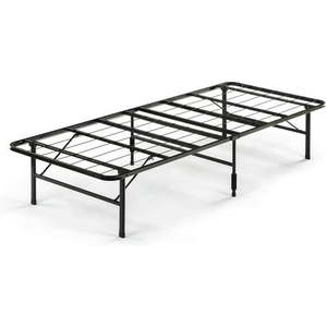 lot 7614 image: Zinus Shawn 14 Inch SmartBase Mattress Foundation in Narrow Twin  Cot size  30�� x 75��  Platform Bed Frame  Box Spring Replacement