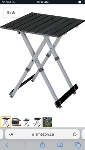 lot 7644 image: GCI Outdoor Compact Folding Camping Table