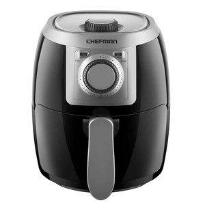 lot 7646 image: Chefman TurboFry Air Fryer with Adjustable Temp Control Black 2-Quart