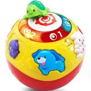 lot 7648 image: VTech Wiggle and Crawl Ball,Multicolor