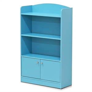 lot 7483 image: Furinno KidKanac Bookshelf with Storage Cabinet