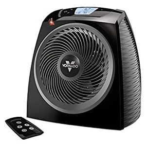 lot 7514 image: Vornado TAVH10 Electric Space Heater with Adjustable Thermostat, Auto Climate Control, 2 Heat Settings, 12-Hour Timer, Remote, Advanced Safety Features, Black (B07WZW4BQV)