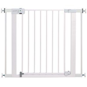 lot 7737 image: Safety 1st - Easy Install Auto-Close Gate - White