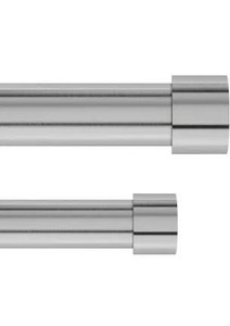 lot 7744 image: different color than picture umbra double drapery rod set 120-180 in