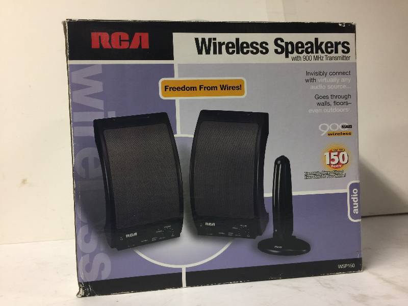 RCA Wireless Speakers EM Auction January Sale! Desktops Laptops