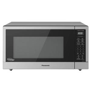 lot 5877 image: Panasonic 1.6 cu ft Cyclonic Inverter Microwave Oven - SN76LS