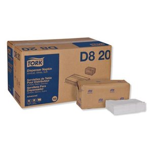 lot 1568 image: Essity TRKD820 13 x 12 in. 1-Ply Advanced Soft Minifold Dispenser Napkins White - Case of 6000