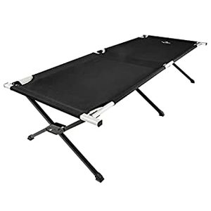 lot 1585 image: TETON Sports Universal Camping Cot, Black, 85 x 32 x 19