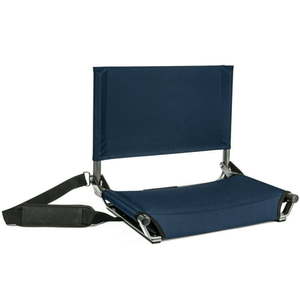 lot 2034 image: Cascade Mountain Tech Navy Solid Print Stadium Seat