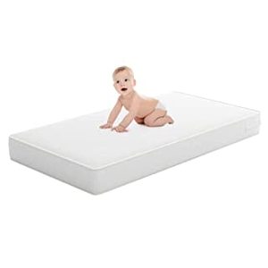 lot 2091 image: Safety 1st Heavenly Dreams Baby Crib & Toddler Bed Mattress, Waterproof Cover, Firm, Fits Standard Size Cribs & Toddler Beds, White, 1 Count (Pack of 1) (B004044LD4)
