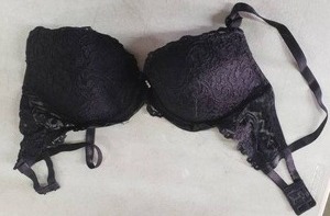 lot 10226 image: Smart Sexy Brand Black Lacy Bra With Jewels, Size 34D