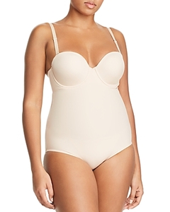lot 10227 image: Wacoal Red Carpet Strapless Shaping Bodysuit in Natural Nude, Size 38Dd