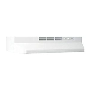 lot 10232 image: Broan-NuTone 413001 Non-Ducted Ductless Range Hood with Lights Exhaust Fan for Under Cabinet, 30-Inch, White (B0002YTLZY)