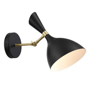 lot 12014 image: Declare Adjustable Wall Sconce Black