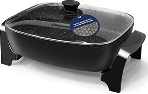 lot 5874 image: Elite Gourmet XL Heavy Duty Electric Skillet HANDLE BROKEN