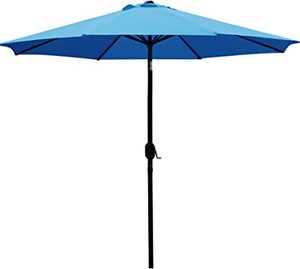 lot 1579 image: Sunny Glade Patio Umbrella, Blue, 8