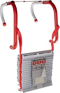 lot 2090 image: Kidde Fire Escape 3-Story Ladder, 25-Foot Anti-Slip Rungs, Rope Ladder