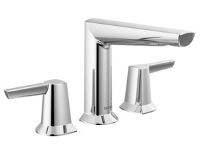 lot 5878 image: Delta GALEON Two Handle Widespread Bathroom Faucet in Lumicoat Chrome