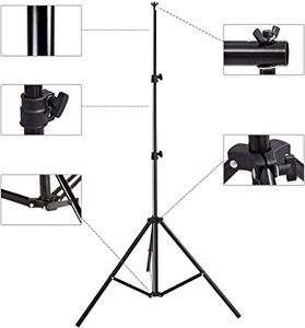 lot 7582 image: HYJ Inc 2pk Tripods for Photography Backgrounds