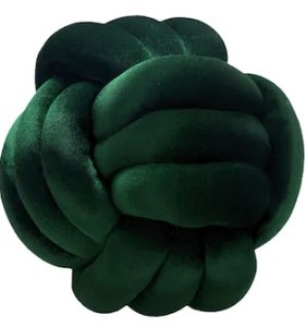 lot 12016 image: Aanny Design Austin Knot Braid Ball Acce Green 1PC