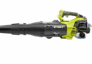 lot 2053 image: Ryobi RY25AXB 160 MPH 520 CFM 25cc Gas Jet Fan Leaf Blower