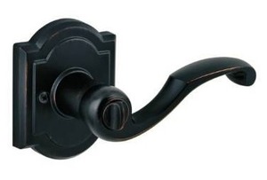 lot 2071 image: Baldwin Madrina BedBath Lever in VB x2