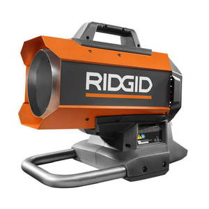 lot 5934 image: 18V 60K BTU Hybrid Forced Air Propane Portable Heater