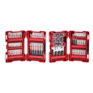 lot 7725 image: Milwaukee SHOCKWAVE Impact Duty Alloy Steel Drill and Screw Driver Bit Set (100-Piece)