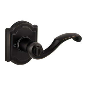 lot 7739 image: Baldwin Madrina BedBath Lever in VB 2 Pack