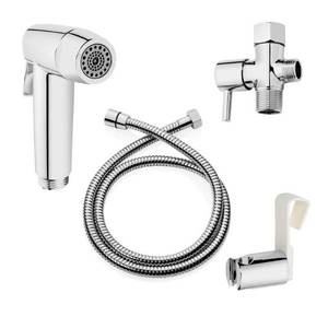 lot 7762 image: Brondell CleanSpa Easy Hand Held Bidet Sprayer in Chrome - New