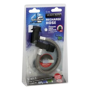 lot 7797 image: Avalanche AVL402CSSV Heavy-Duty Recharge Hose with Smart Clips - Pack of 6