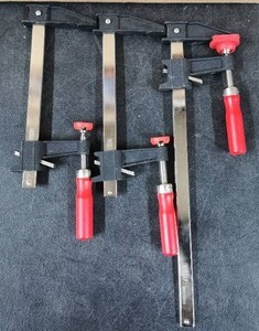 lot 7799 image: Bessey Clamps 3 Pack