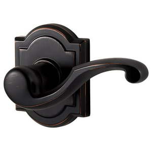 lot 7805 image: Baldwin madrina hallcloset lever in venetian Bronze 2 Pack