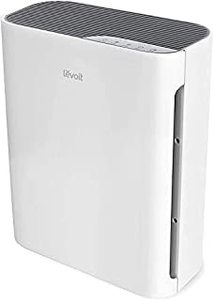 lot 2075 image: LEVOIT Air Purifiers for Home Large Room, H13 True HEPA Filter Cleaner with Washable Filter for Allergies, Smoke, Dust, Pollen, Quiet Odor Eliminators for Bedroom, Pet Hair Remover, Vital 100, White (B07X25BNBR)