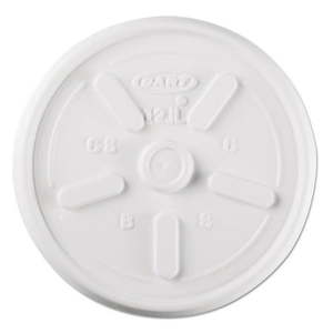lot 2088 image: Plastic Lids for 12oz HotCold Foam Cups Vented (1000Carton)