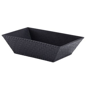 lot 2098 image: G.E.T. 4 X 7.5 Rectangle Black Basket - Box of 12