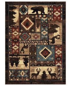 lot 3004 image: Global Rug Designs Teton Bear 710 x 105 Area Rug
