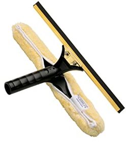 lot 7848 image: Ettore Backflip Window Squeegee, 18 Inch, Gold, Black