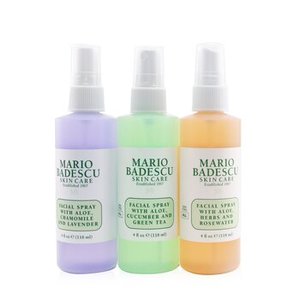 lot 10294 image: Mario Badescu 3-Pc. Spritz. Mist. Glow. Facial Spray Set