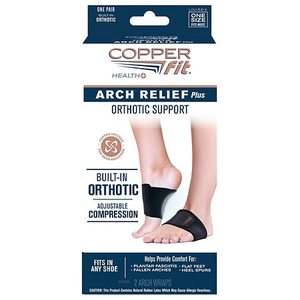 lot 10296 image: Copper Fit Health Arch Relief Plus w Built in Insert