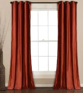 lot 7713 image: Porch & Den Lapeyrous Velvet Solid Room Darkening Window Curtain Panel Set