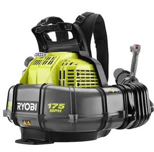 lot 7768 image: 175 MPH 760 CFM 38cc Gas Backpack Leaf Blower- Retail $299.99