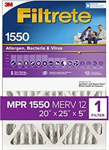 lot 6047 image: 3M Filtrete 20 x 25 x 5 Air Filter