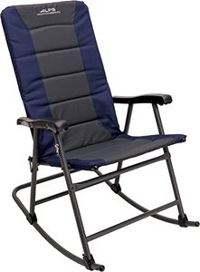 lot 1681 image: Alps Mountaineering Outdoor Rocking Camp Chair, BlueGrey