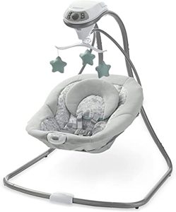 lot 3025 image: Graco Simple Sway Baby Swing