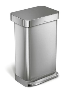 lot 7789 image: Simplehuman 45oz Step Trashcan
